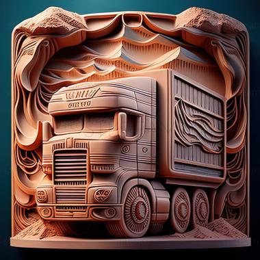 3D модель Iveco EuroTrakker (STL)